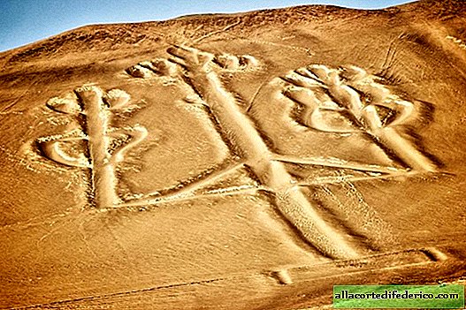 Das Geheimnis der Paradise Candelabra - eine 130-Meter-Geoglyphe, es ist nicht klar, wie und warum sie entstanden ist