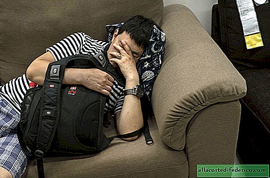 14 "sömniga" foton av kineserna, vilket bevisar att det aldrig är skamligt att ta en tupplur någonstans