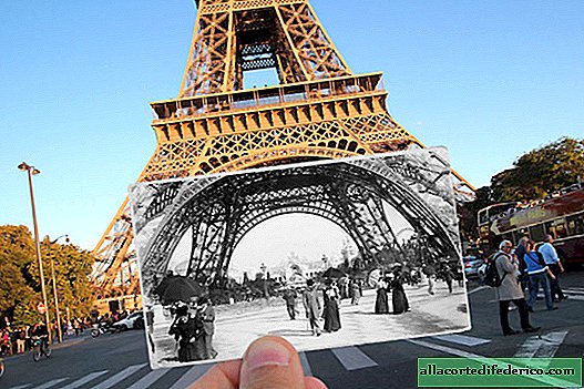16 niesamowitych połączonych zdjęć Paryża: wtedy i teraz