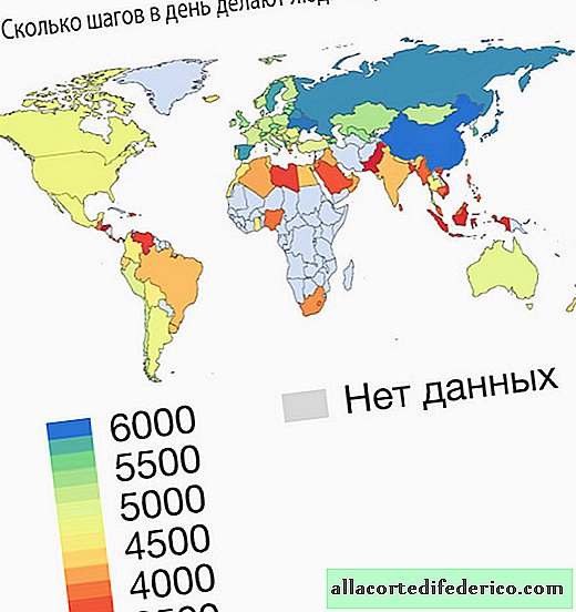 17 cool maps with the most interesting statistics of everyday life of people around the world