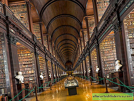 The unique 300-year-old library in Dublin, which stores more than 200 thousand books