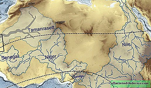 Tamanrasset: egy nagy folyó a Szaharában, amely csak 5000 évvel ezelőtt létezett