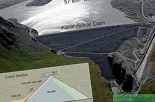 Grande centrale hydroélectrique en Islande pour laquelle il a été nécessaire de forer 70 km de tunnels