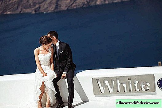 9 hermosas fotos de boda tomadas en la romántica Santorini