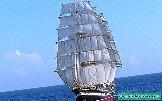 Sailing ship Kruzenshtern: he is already 92 years old, and he is still young