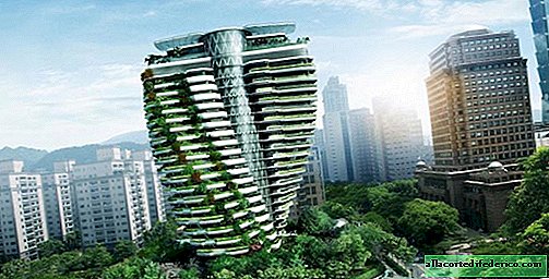 O agora-arranha-céu Agora Garden, em Taipei - um edifício residencial na selva