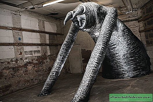 Un artiste britannique a transformé une usine abandonnée en un mausolée de géants