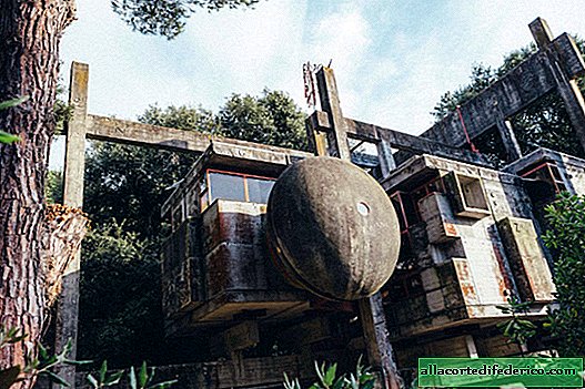 Verlaten huis Casa Sperimentale in Rome - een grandioos verborgen architecturaal overblijfsel