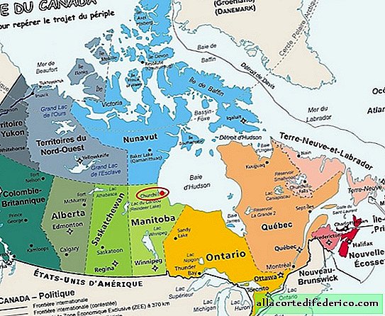 Churchill: kota Kanada yang keras di mana ada penjara karena beruang kutub
