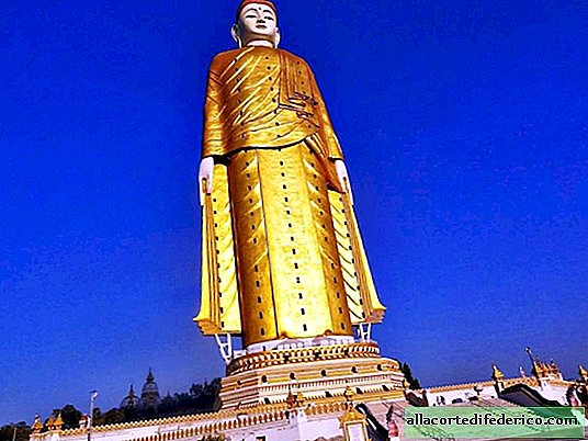What is inside the highest Buddha statue in Myanmar