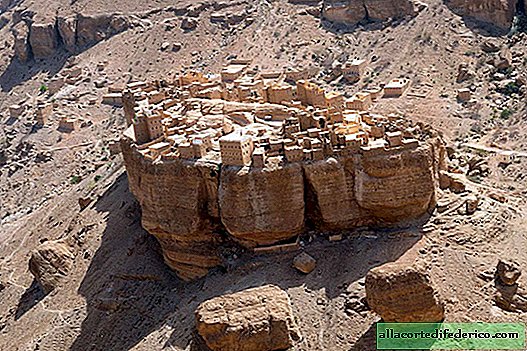 La aldea en Yemen, que parecía haber descendido de las páginas de El Señor de los Anillos.