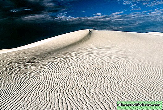 De fotograaf maakte onaardse foto's op een mysterieuze plaats White Sands