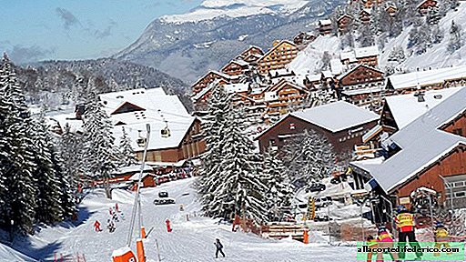 França - a estrela da arena mundial de resorts de esqui