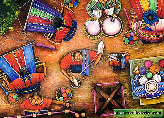 غواتيمالا: سان خوان لا لاغونا و Mayan Painting Painting