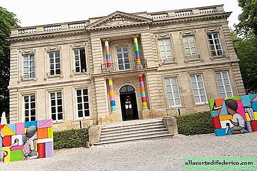 Un artiste a transformé un château historique en France en un terrain de jeu coloré