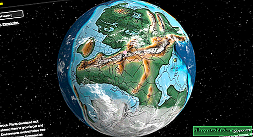 An interactive map that allows you to determine your address on Earth millions of years ago