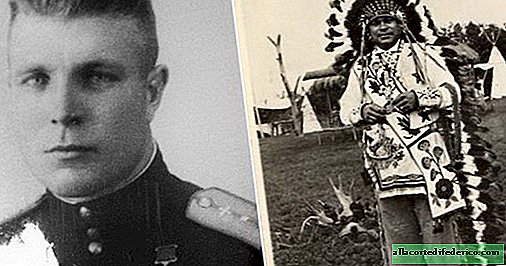 Kot pilot ZSSR je postal vodja indijanskega plemena in je svoje ime spremenil v Piercing Fire