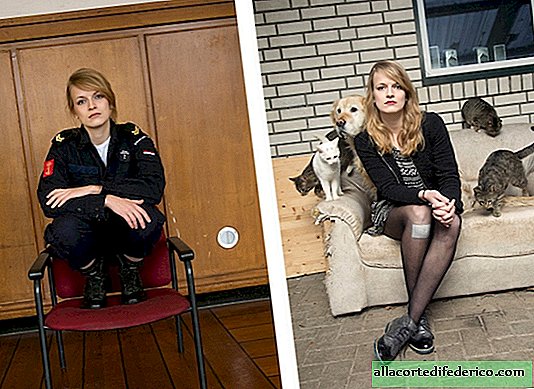 What do girls from the Netherlands Navy look like in the service and in life
