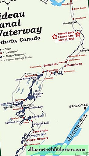 Rideau Canal in Canada - North America's oldest operational channel