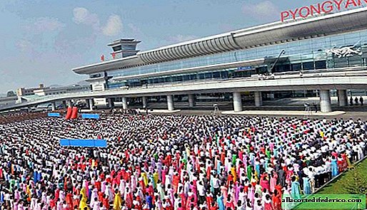 Kim Jong-un attended the opening of a new terminal at the airport in Pyongyang