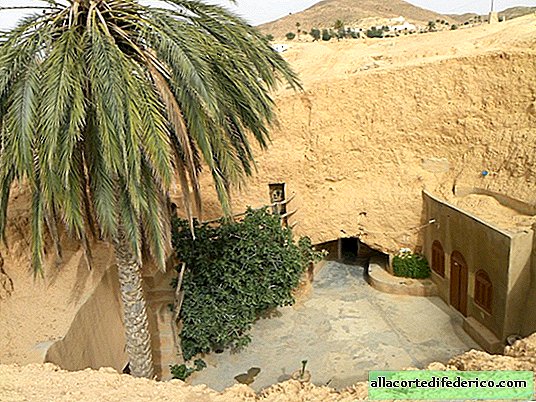 Matmata: podzemno mesto Berberi v puščavi Sahara