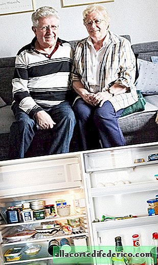 German woman takes photos of people and the contents of their refrigerators