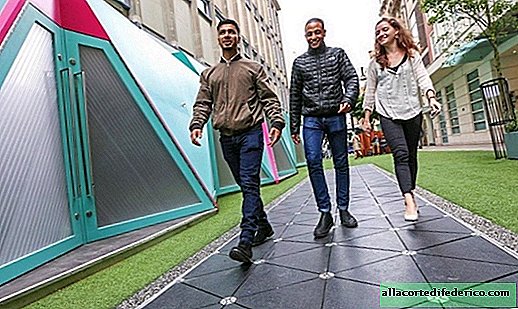 Unusual paving slabs that can generate energy with the help of pedestrians