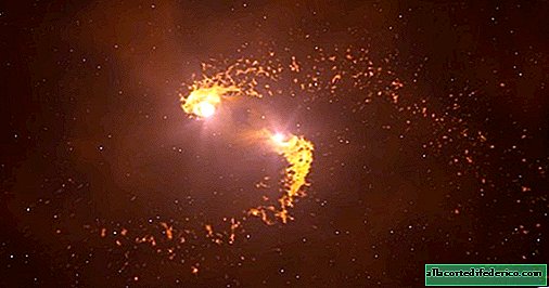 Unearthly beauty: astronomen zagen voor het eerst de geboorte van een dubbele ster