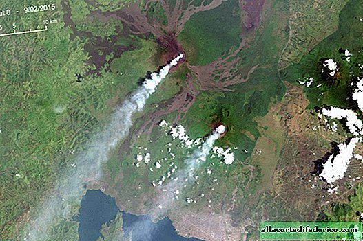 Nyiragongo dan Nyamlagira adalah gunung berapi kembar paling aktif di benua Afrika