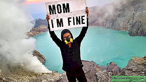 The guy quit his job and travels the world, sending funny messages to his mom