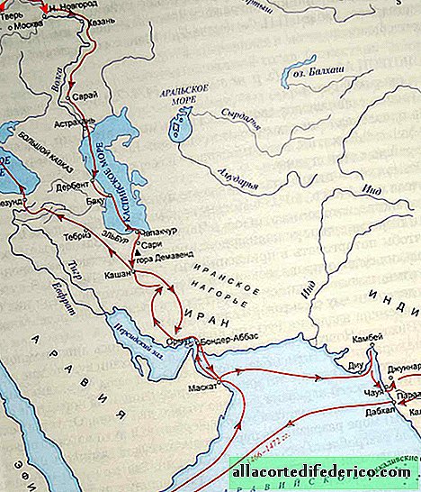 De eerste Russische reiziger: waarom hij met veel problemen naar India ging