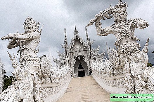 Varför det snövit templet i Thailand är himmel och helvete samtidigt