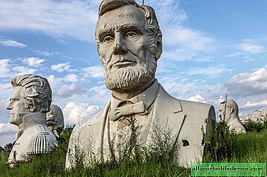 الميدان في ولاية فرجينيا مع تماثيل نصفية من رؤساء الولايات المتحدة مقالات