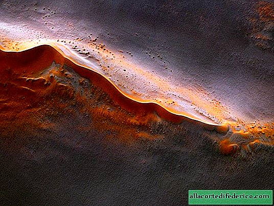 Stunning aerial photo of the desert in Namibia