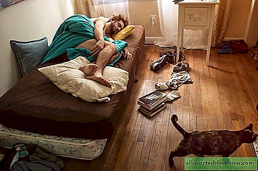 Privatliv: Fotografen tog nysgerrige fotos af amerikanere i deres soveværelser