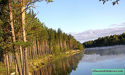Rossony: de enige rivier in Rusland die vooruit en achteruit stroomt