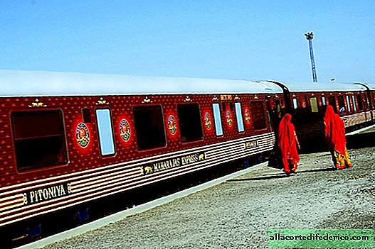 The most expensive train in Asia: "Maharaj Express"