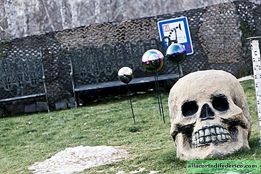 Vreemd crematorium van Novosibirsk: dinosaurussen, speeltuinen en een dierentuin