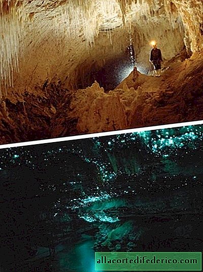 Unique places on earth that glow at night
