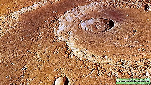 In ancient times, a huge asteroid fell on Mars
