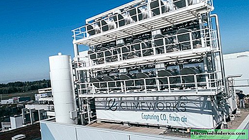 In Europa opende een andere fabriek die kooldioxide uit de atmosfeer haalt