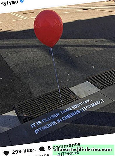 In Sydney, it was very unusual to advertise the new horror film "It"