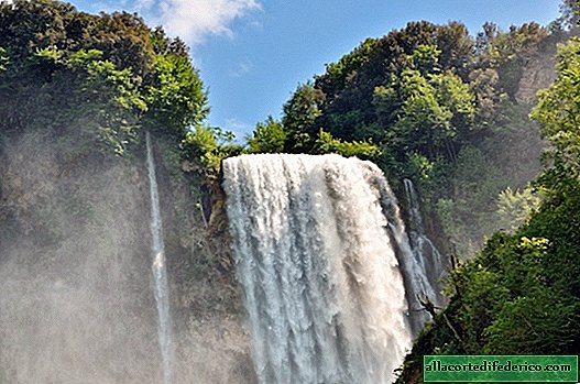 Marmore Falls: et menneskeskabt mirakel skabt af de gamle romere