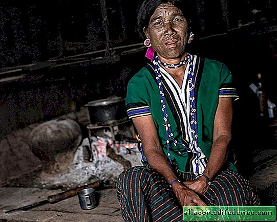Why did the women of Burma have tattoos on their faces