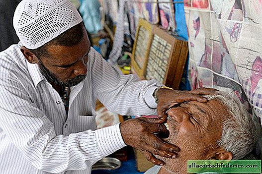 Tin, as it is. Street Dentists in Pakistan